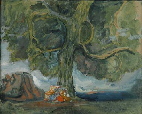 Ларионов Михаил Федорович. Иллюстрация к арабским сказкам